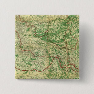 Map Western Front 2 Inch Square Button
