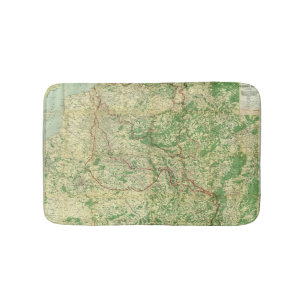 Map Western Front Bath Mat
