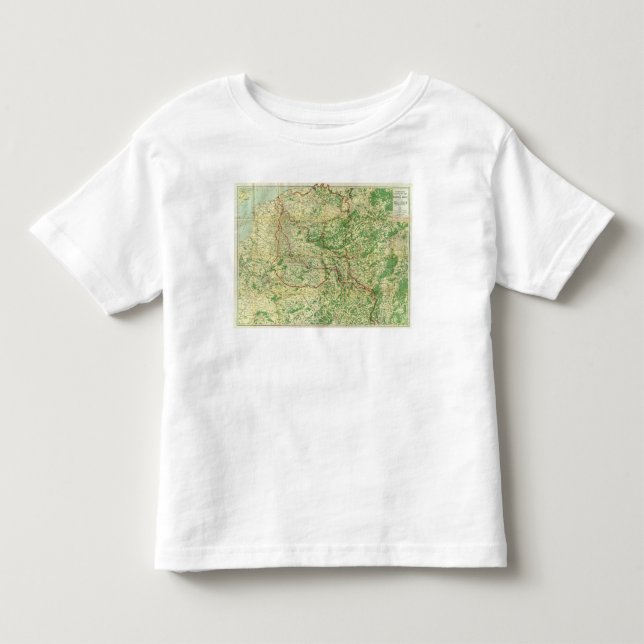 Map Western Front Toddler T-shirt (Front)