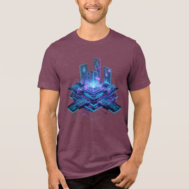 Mapa de circuitos Tri-Blend shirt (Front)