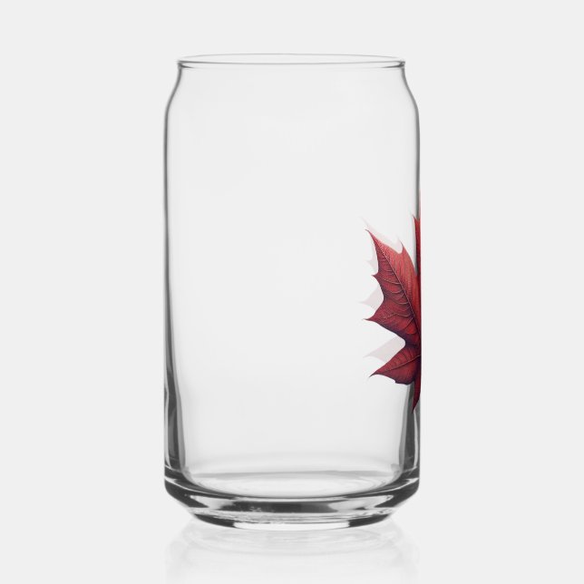 Mapel Leaf, Ahornblatt Can Glass (Front)