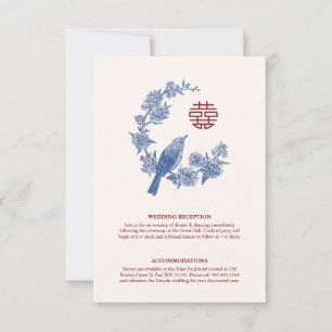 Mapgie Chinese Wedding Details Enclosure Card