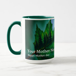 Maple Aurora Canoe River Guidance Mug