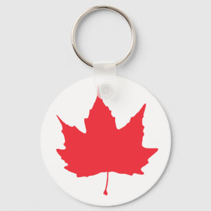 Maple autumn leaf keychain