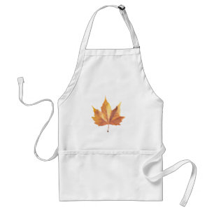 Maple autumn leaf standard apron