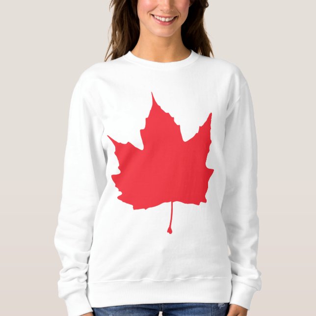 Maple autumn leaf sweatshirt (Front)