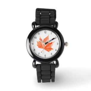 Maple autumn leaf watch