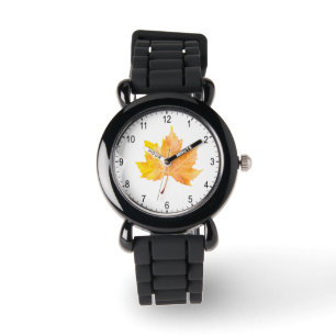 Maple autumn leaf watch