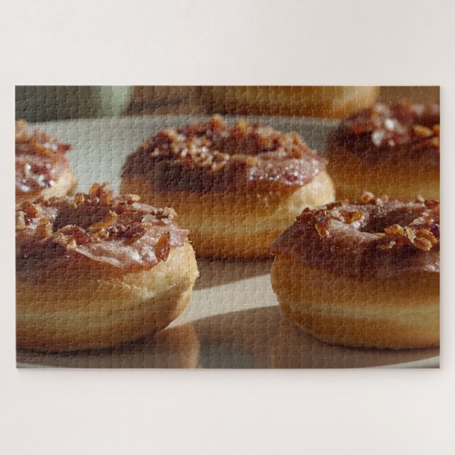 Maple Bacon Donuts Jigsaw Puzzle (Horizontal)