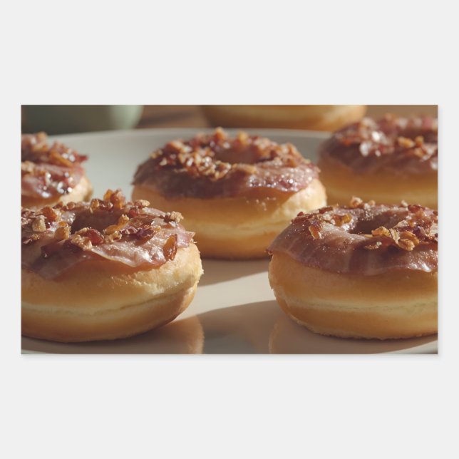 Maple Bacon Donuts Sticker (Front)