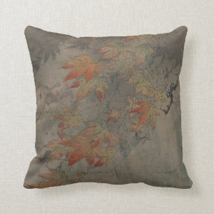 Maple Branch Throw Pillow
