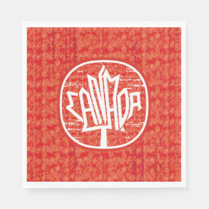 Maple Canada Original Flag 2023 Logo by Masanser P Napkin