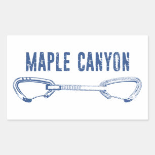 Maple Canyon Climbing Quickdraw Sticker