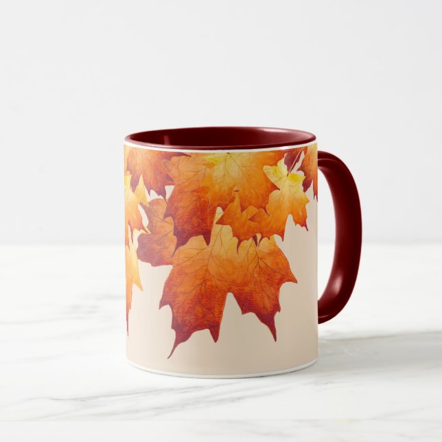 Maple Couple on a Combo Mug (2) (Front Right)