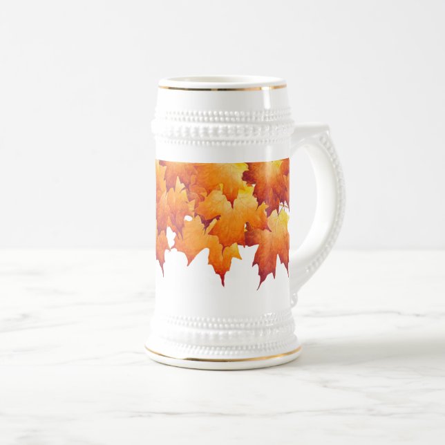 Maple Couple on a Stein (Front Right)