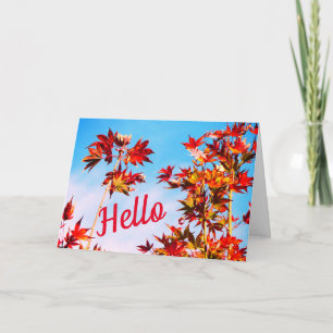 Maple (Customizable Text) Card