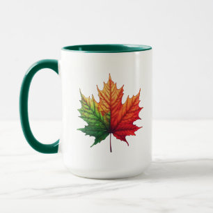 Maple Fall Leaf Large Combo Mug