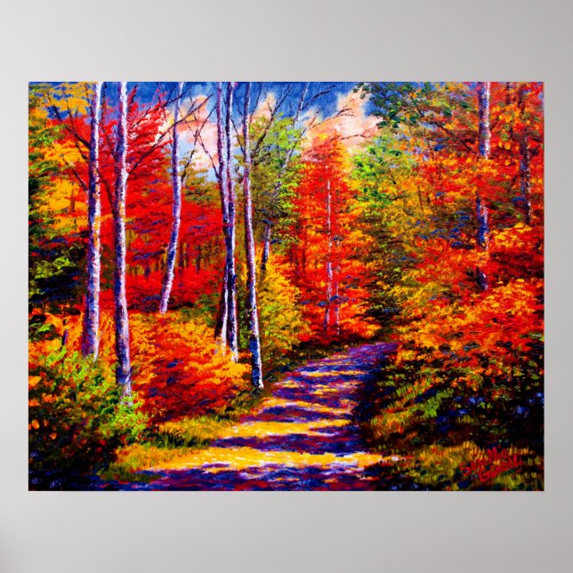 Maple Forest Road Poster (Front)
