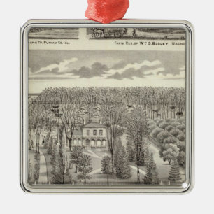 Maple Grove residence Metal Ornament