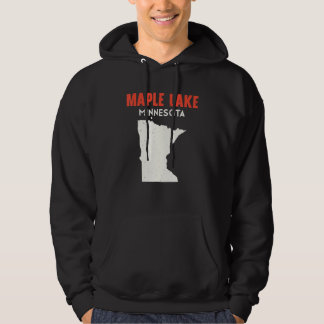 Maple Lake Minnesota USA State America Travel Minn Hoodie