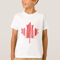 MAPLE LEAF BAR CODE CANADA FLAG Barcode Pattern