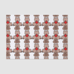 Maple Leaf Beaver Tissue Paper