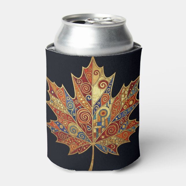 MAPLE LEAF Beer Can Cooler: Oktoberfest Cooler (Can Front)