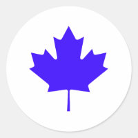 Maple Leaf BlueTransp The MUSEUM Zazzle Gifts