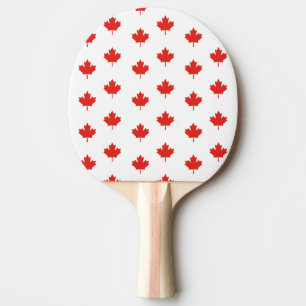 Maple Leaf, Canada, Ping Pong Paddle