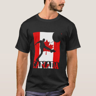 Maple Leaf Canada Soccer Team Canadian Flag Canadi T-Shirt