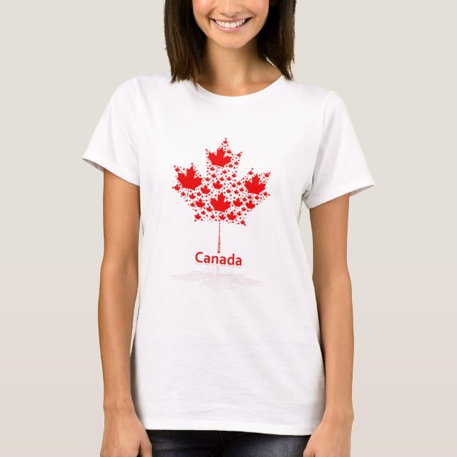 Maple Leaf Canada T-Shirt (Front)