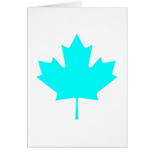 Maple Leaf CyanTransp The MUSEUM Zazzle Gifts