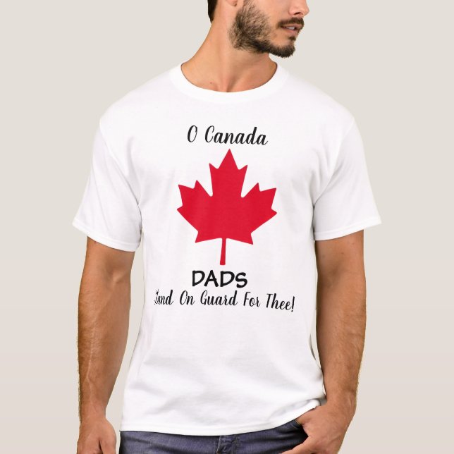 Maple Leaf Dads Canada Personalize T-Shirt (Front)