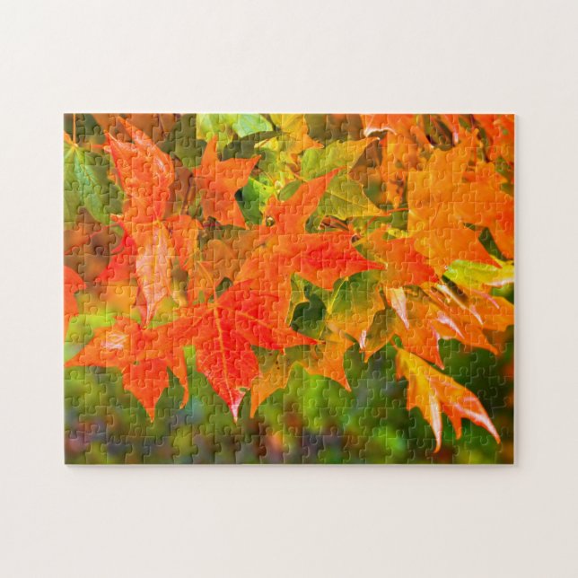 Maple Leaf Dance Jigsaw Puzzle (Horizontal)