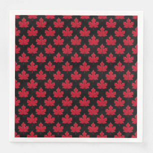 Maple Leaf Design Napkin