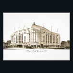 Maple Leaf Gardens 1931 Photo Print<br><div class="desc">1931 architectural drawing of the Maple Leaf Gardens in Toronto</div>