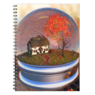 Maple Leaf Globe Notebook