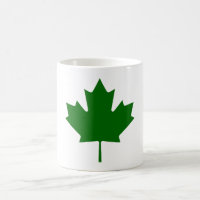 Maple Leaf Green DkTransp The MUSEUM Zazzle Gifts