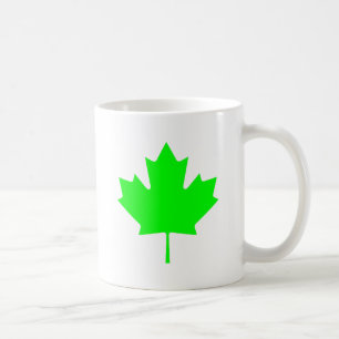 Maple Leaf Green LtTransp The MUSEUM Zazzle Gifts Coffee Mug