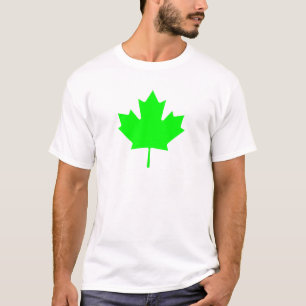 Maple Leaf Green LtTransp The MUSEUM Zazzle Gifts T-Shirt