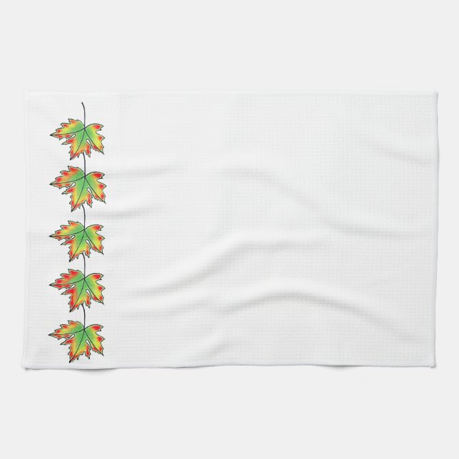 Maple Leaf Kitchen Towel (Horizontal)
