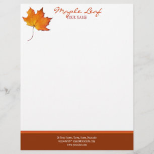 Maple Leaf Letterhead