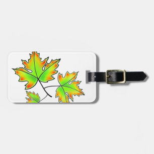 Maple Leaf Luggage Tag