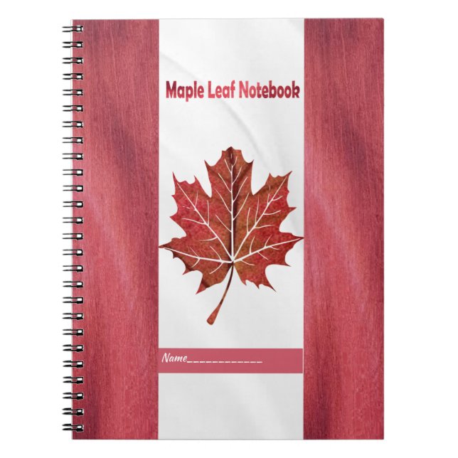 Maple Leaf Note Book (Front)