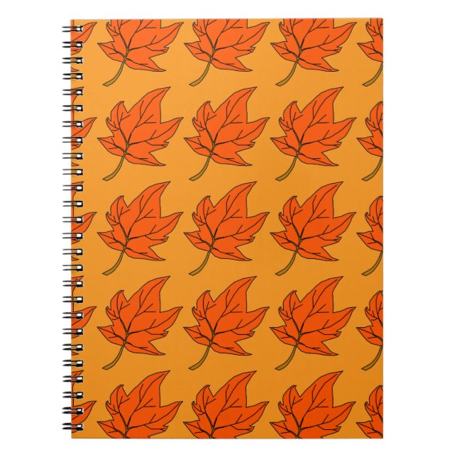 Maple leaf notebook (Front)
