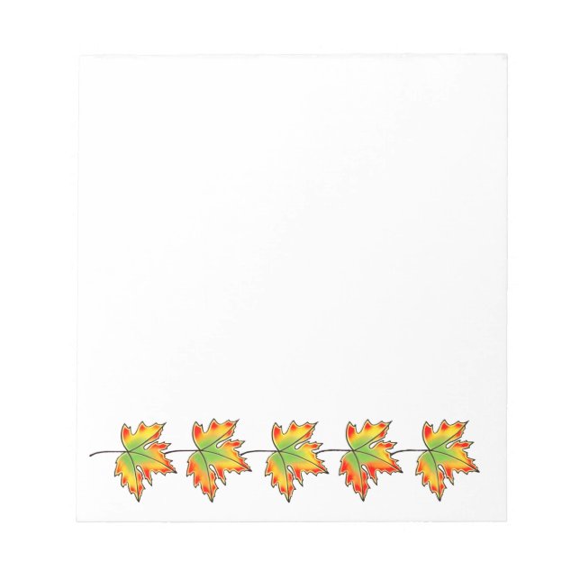 Maple Leaf Notepad (Front)