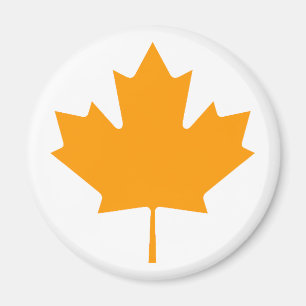 Maple Leaf OrangeTransp The MUSEUM Zazzle Gifts Magnet