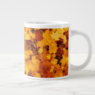 Maple Leaf Pattern-25877 Large Coffee Mug