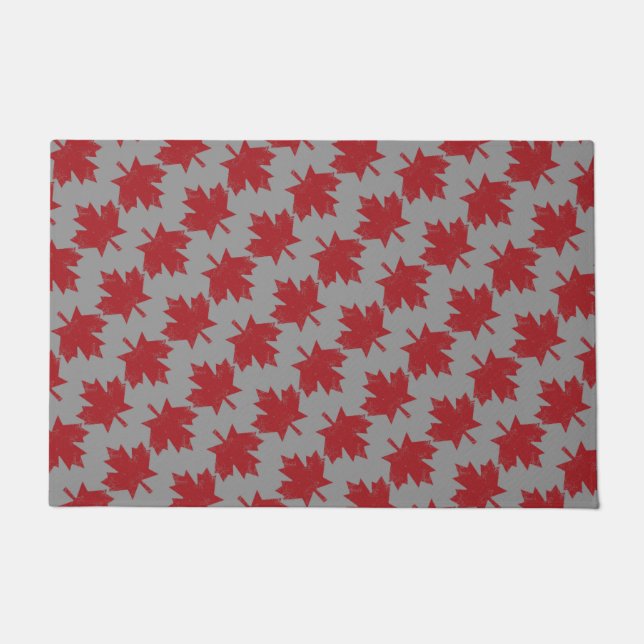 Maple Leaf Pattern Doormat (Front)