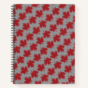 Maple Leaf Pattern Notebook